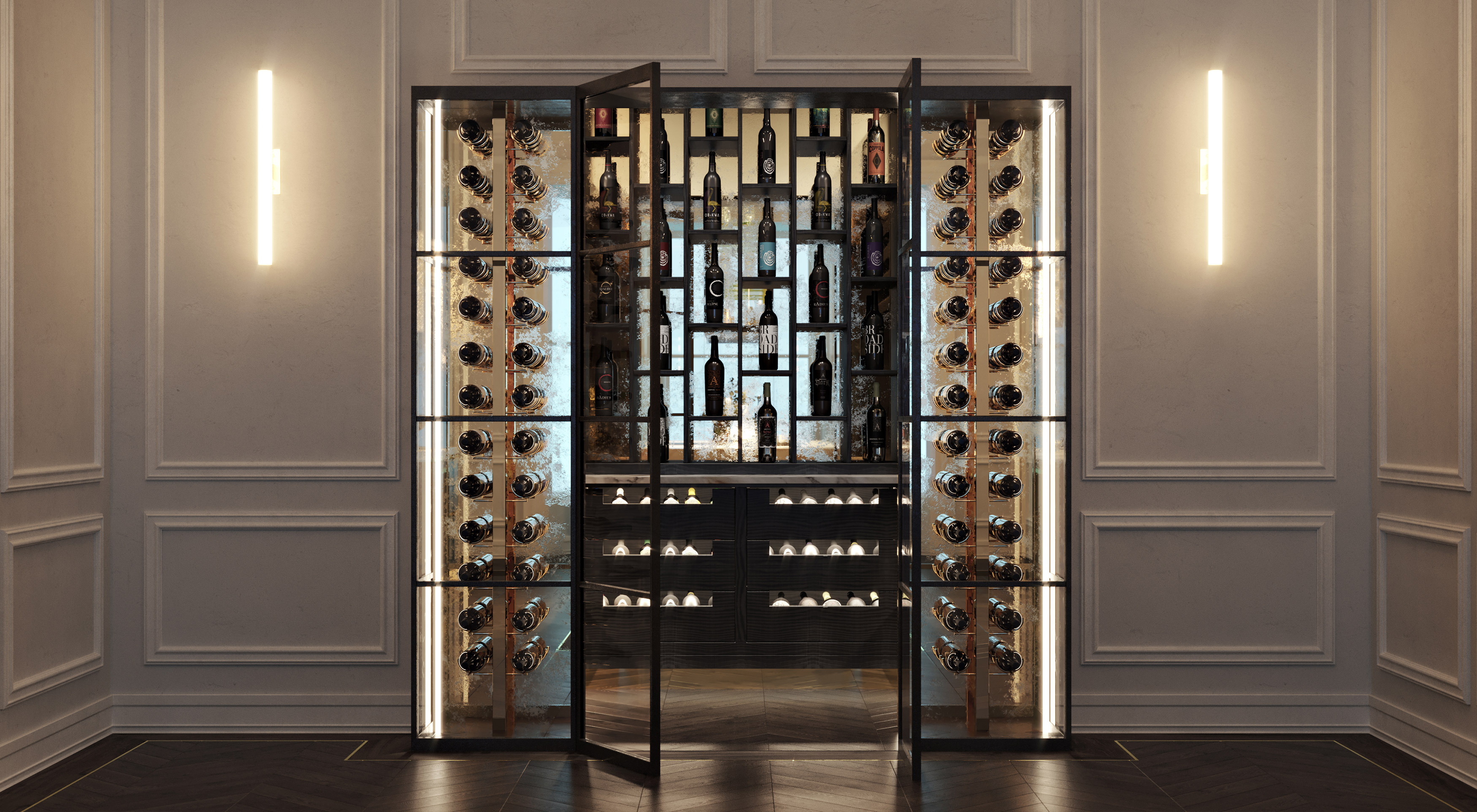 Smallbone Icarus wine room collection